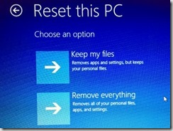win10 reset pc